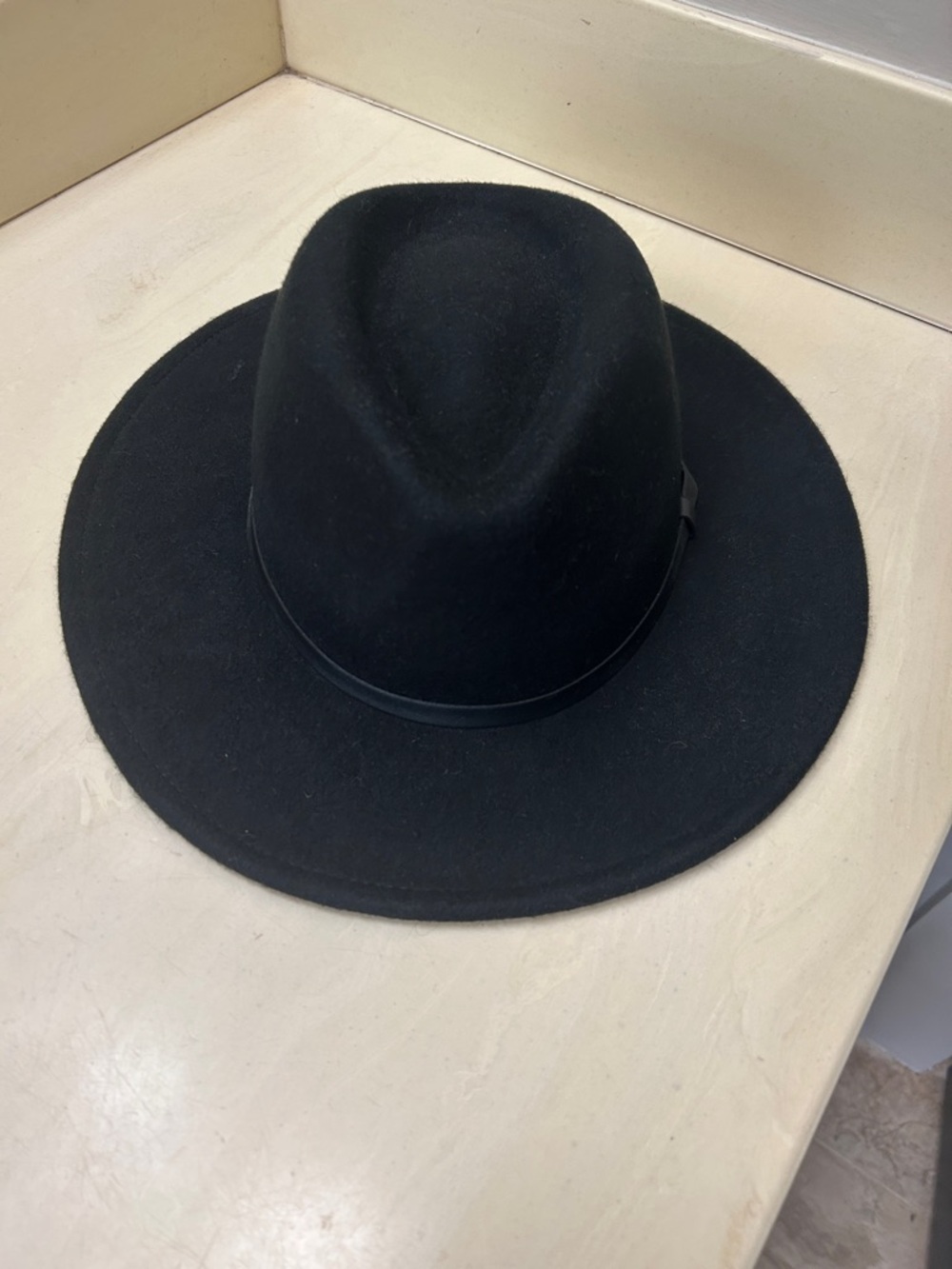 Goodfellow & Co Black Wide-Brim Fedora Hat